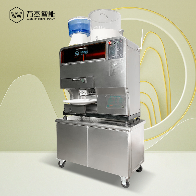 Wanjie Chinese Fully Automatic Noodle Machine Maker with 1KW Industrial Commercial for Restaurant